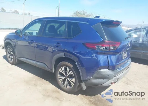 2022 Nissan Rogue Sv Fwd из США, поврежденный, VIN 5N1BT3BA0NC709181